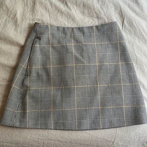 Wilfred plaid mini skirt with pockets